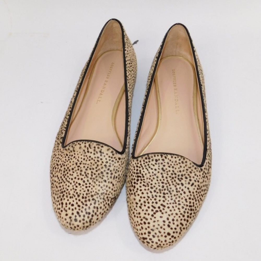 Loeffler Randall Animal Print Calf Hair Flat